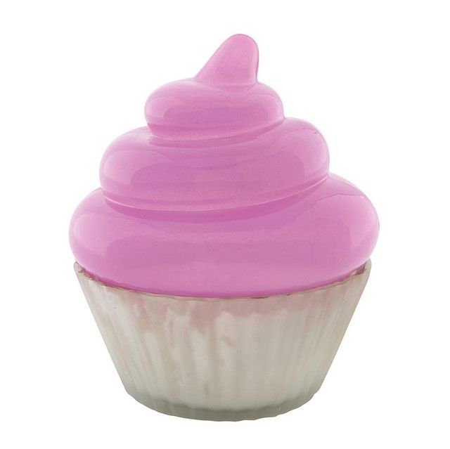 Pink Cupcake Candle