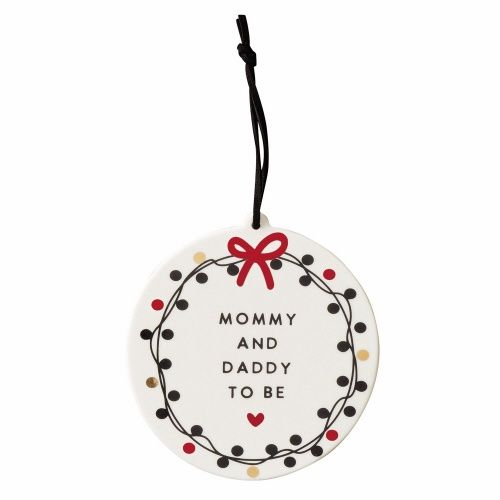 Mommy + Daddy To Be Ornament