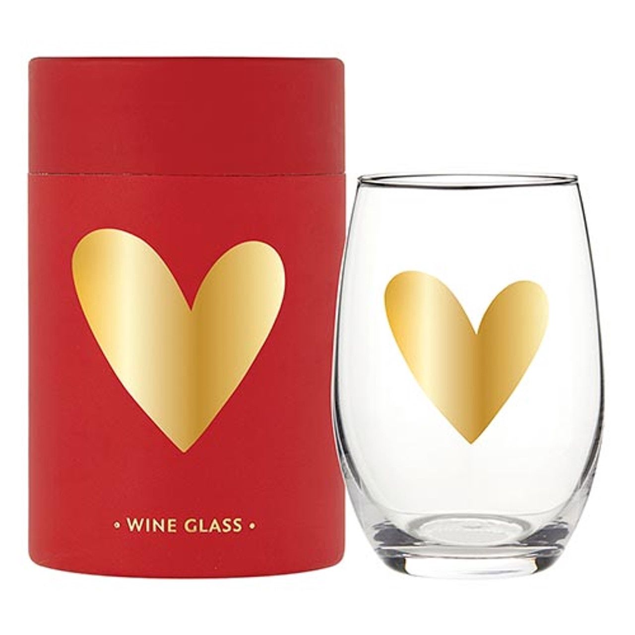 Wine Glass - Heart
