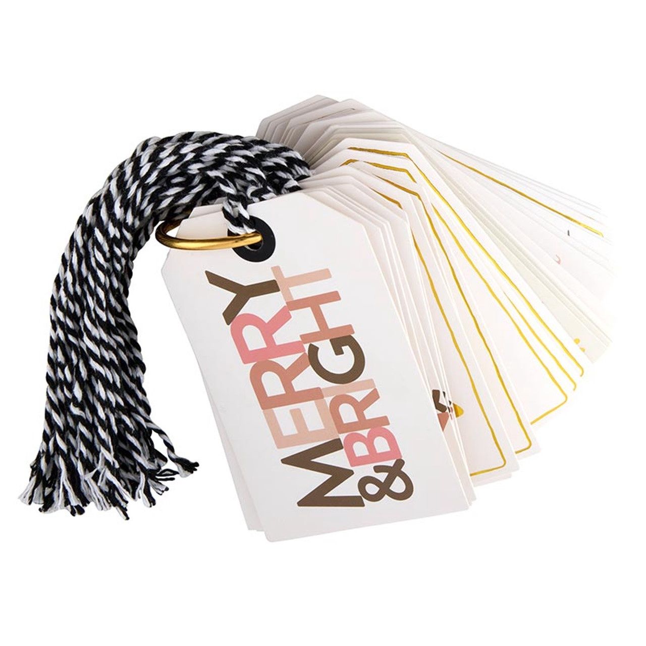 Gift Tag Book- Merry &amp; Bright