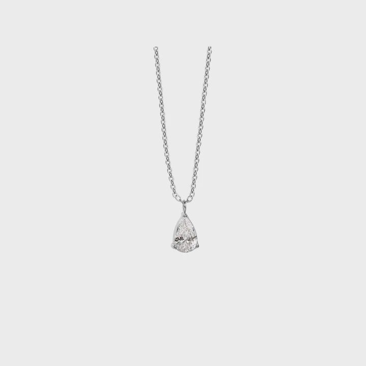 Beth Pendant Necklace - Silver