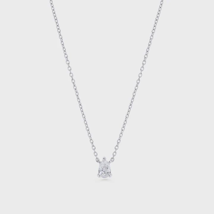 Beth II Pendant Necklace - Silver