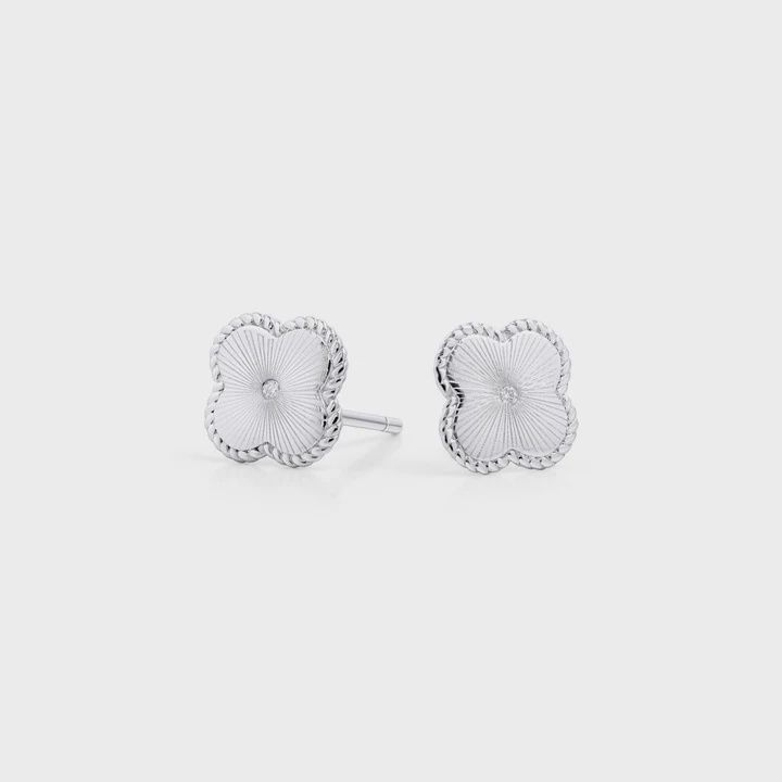 Paula Stud Earrings - Silver