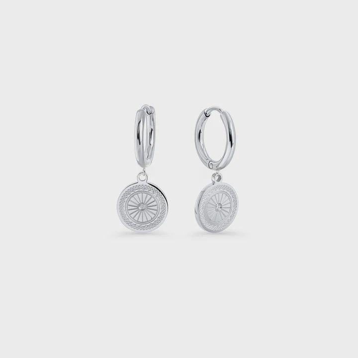 Malo Huggie Earrings - Silver