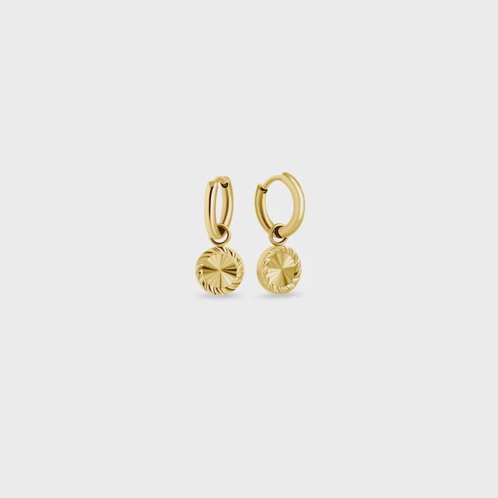 Esme Huggie Earrings - Gold
