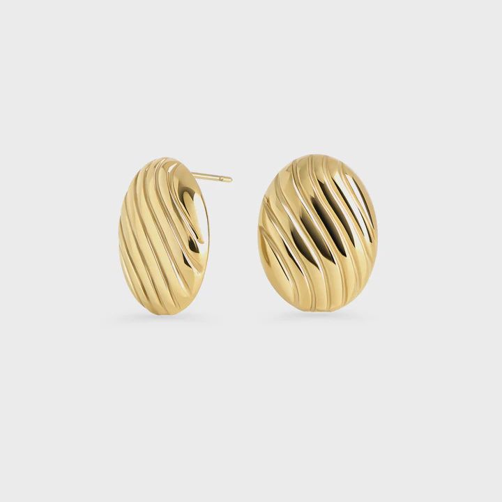 Simone II Stud Earrings - Gold