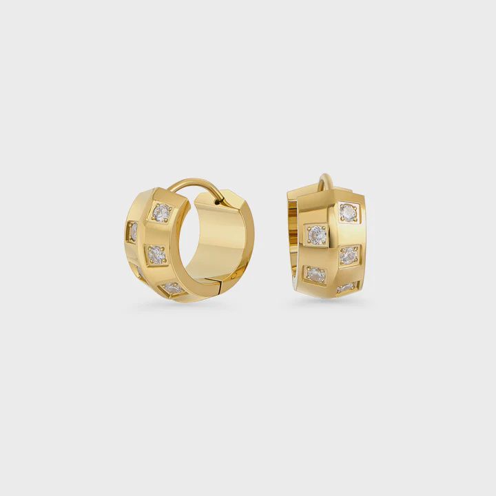 Samira Huggie Earrings- Gold