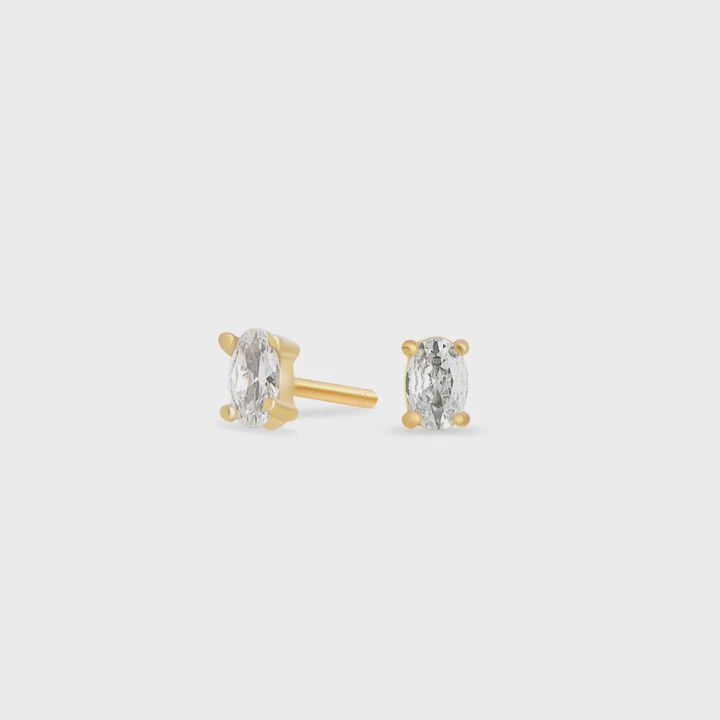 Sienna II Stud Earrings- gold