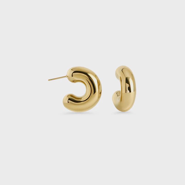 Elcya Hoop Earrings - Gold