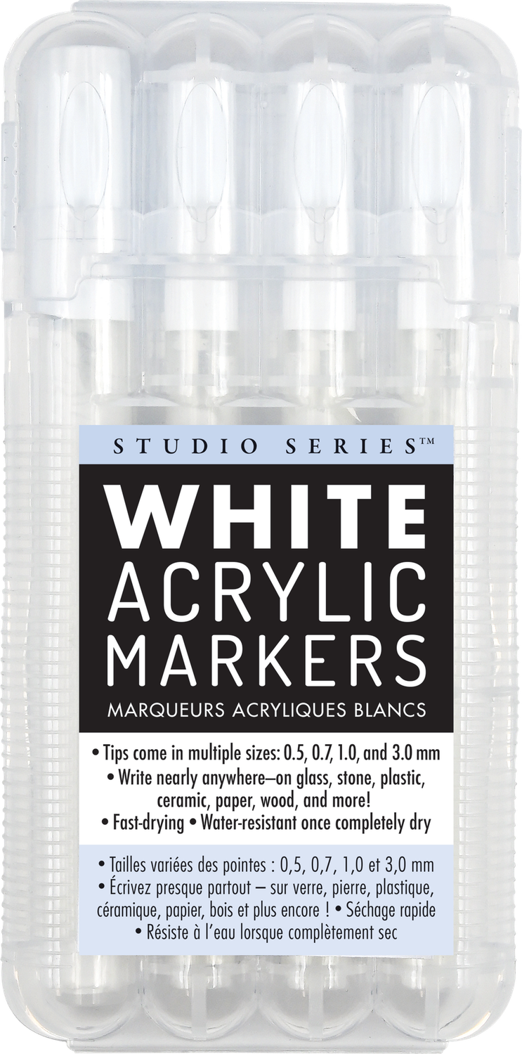 Studio Series White Acrylic Markers