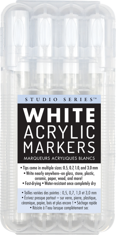 Studio Series White Acrylic Markers