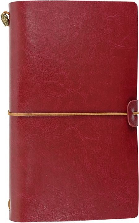 Burgandy Voyager Notebook