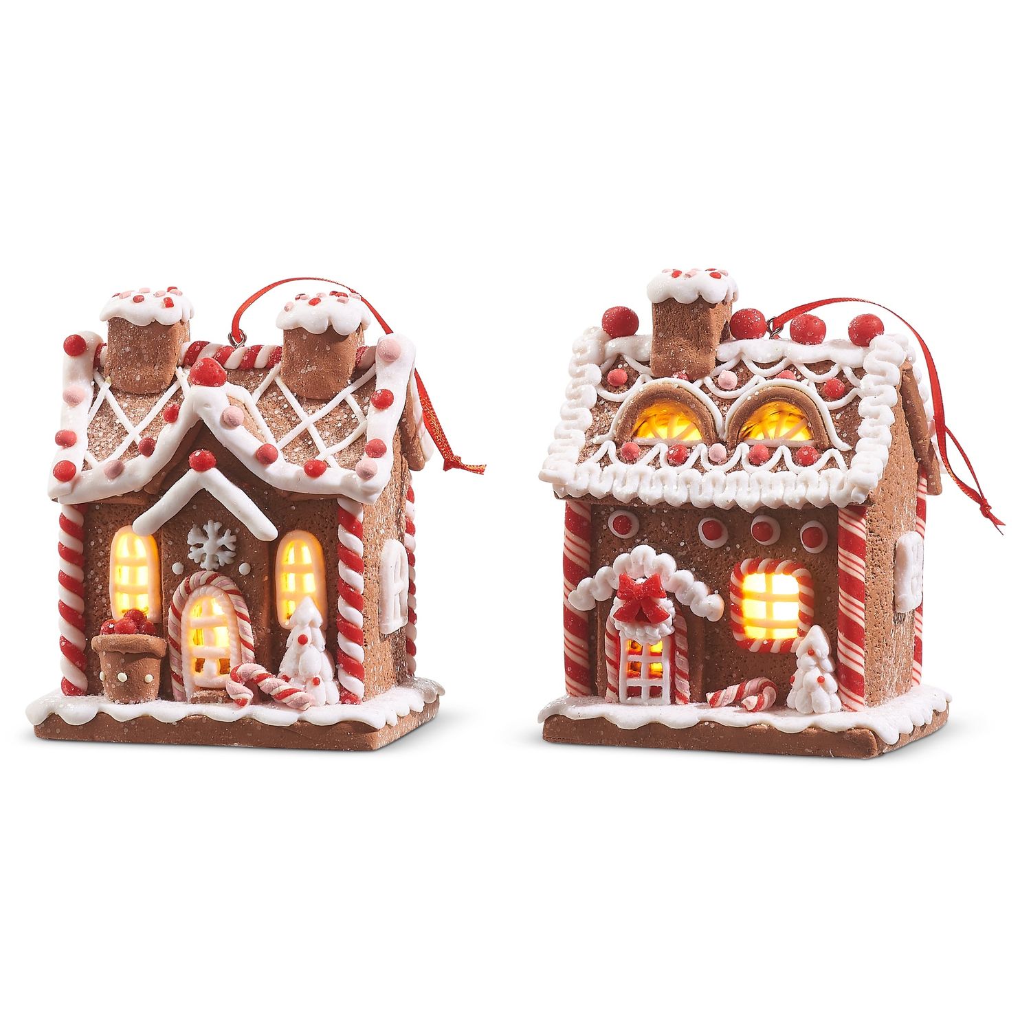 5&quot; Lighted Gingerbread House Ornament