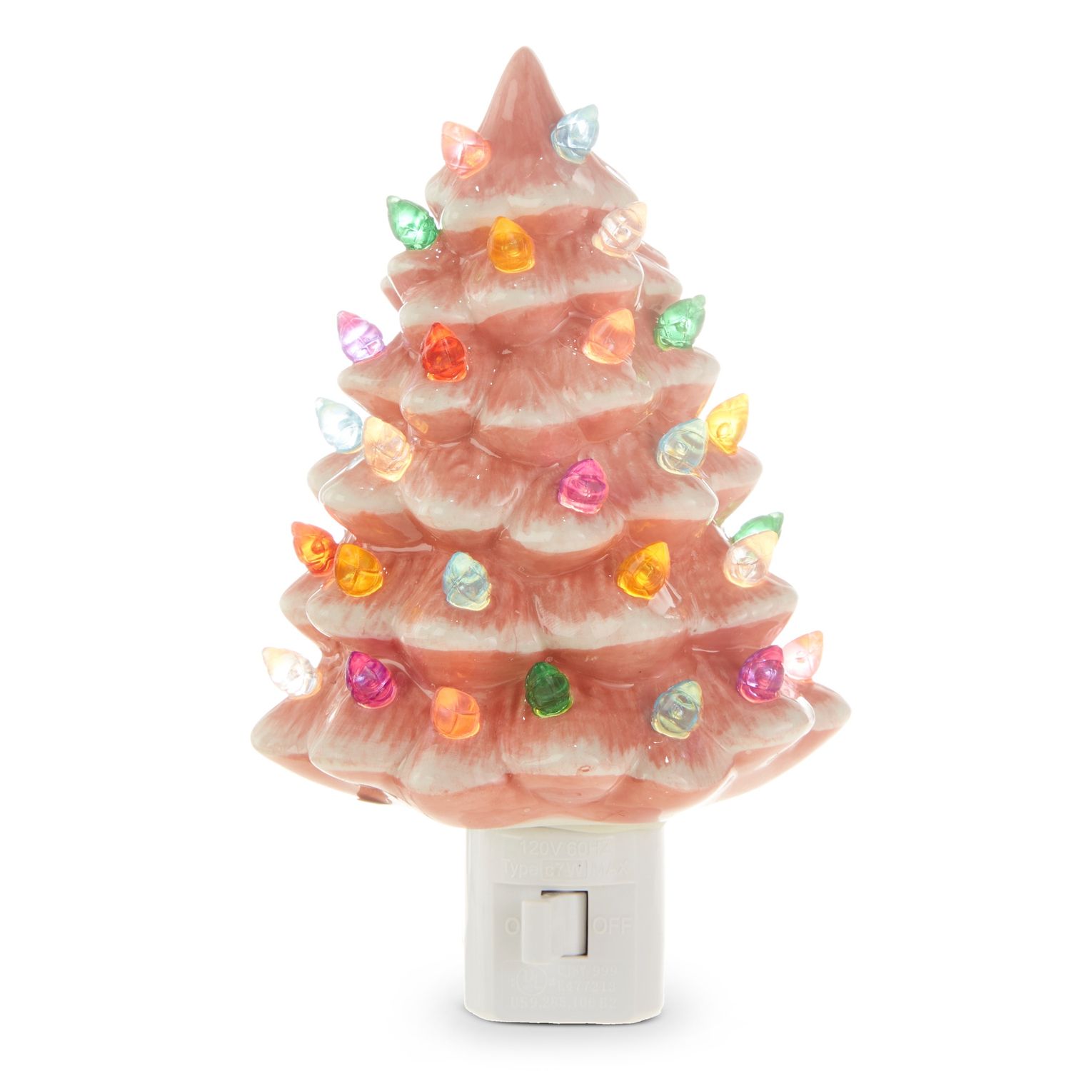 6&quot; Vintage Pink Tree Night Light