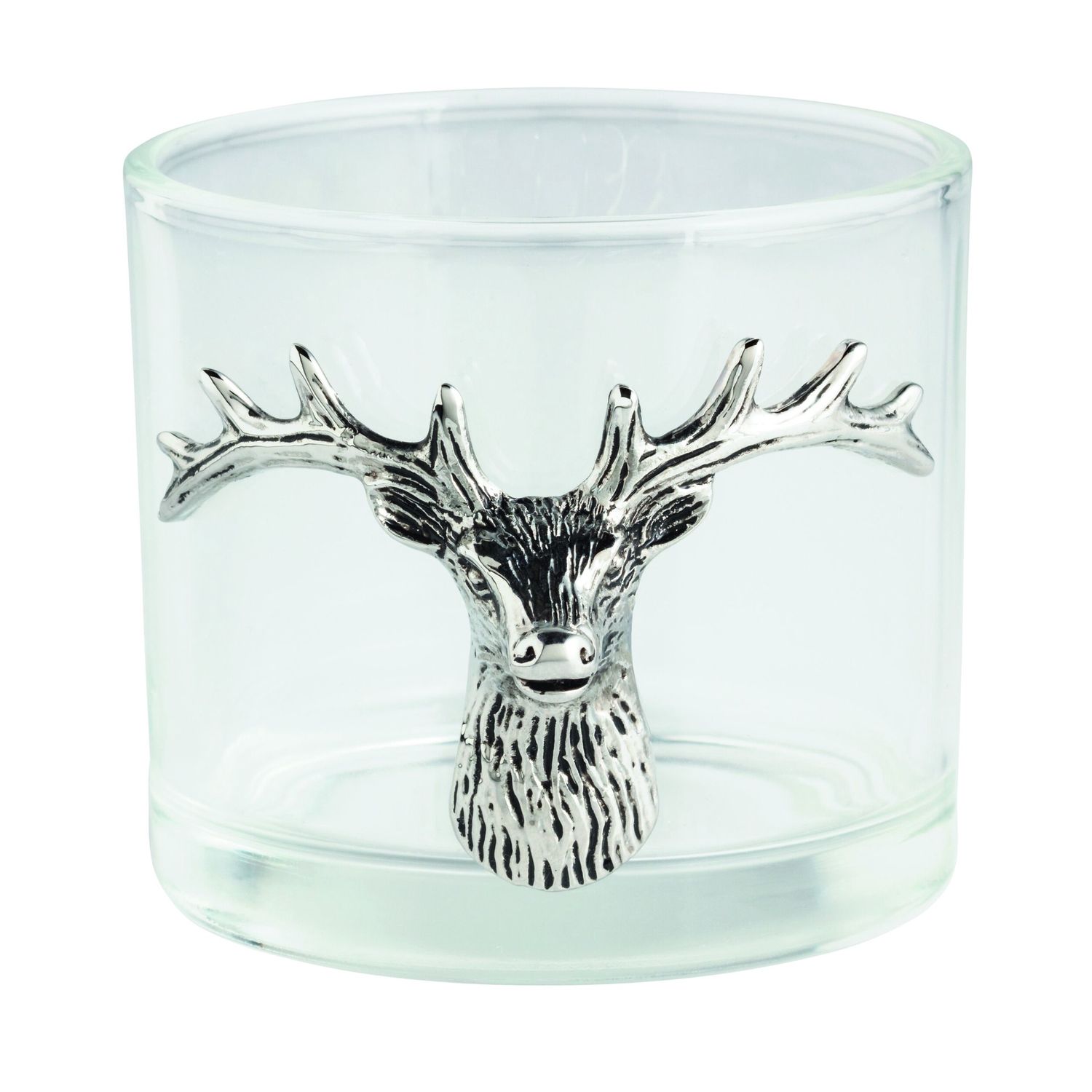 Deer Glass Icon Tidbit Bowl