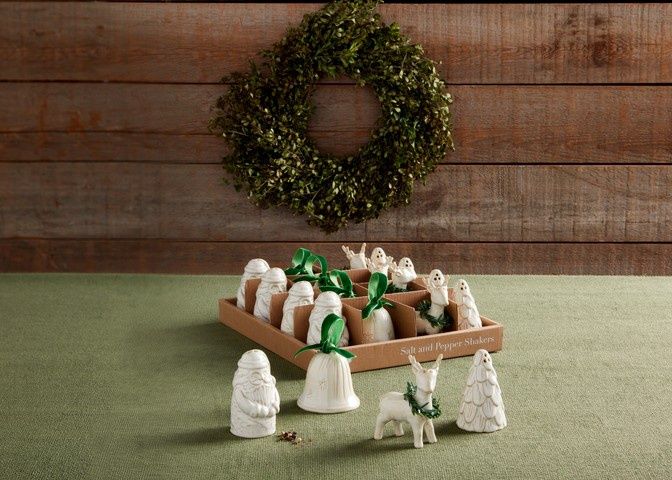White Xmas S&amp;P Shakers