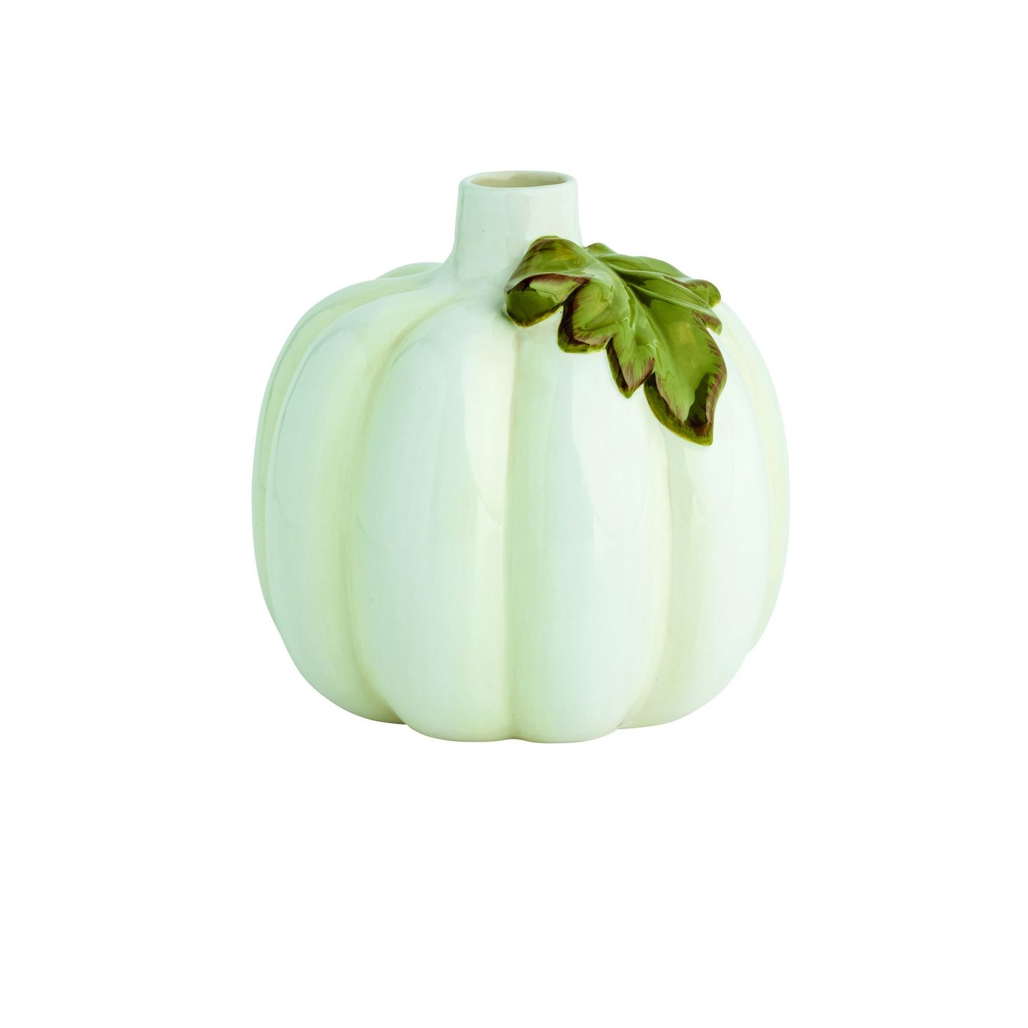 Large Ceramic Pumpkin Bud Vase