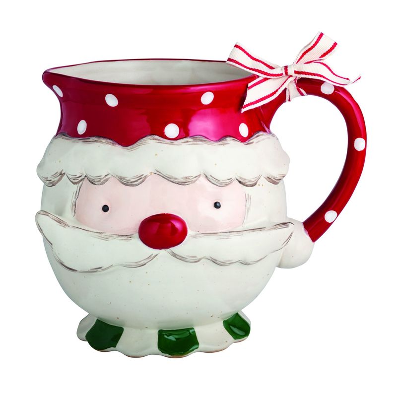 Farm Xmas Santa Pitcher