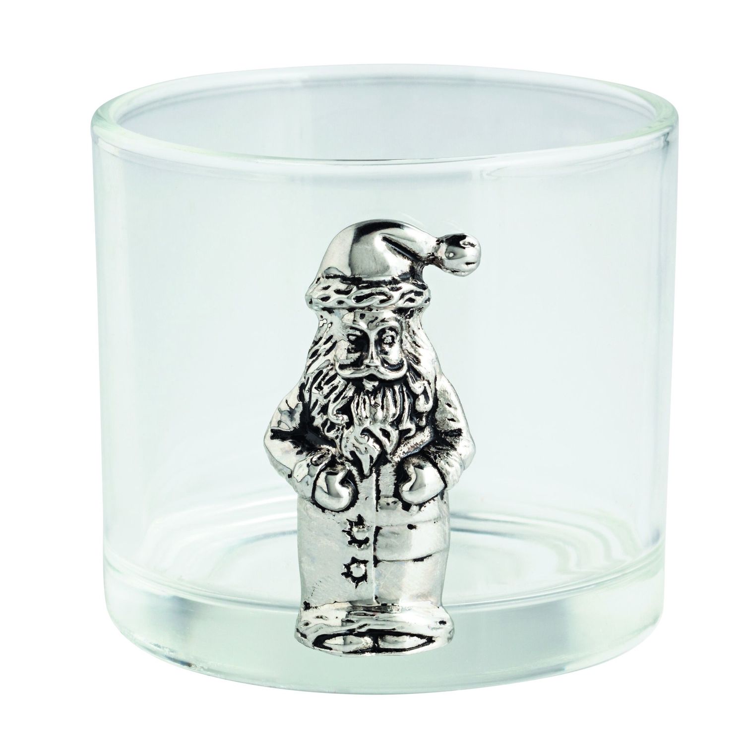 Santa Glass Icon Tidbit