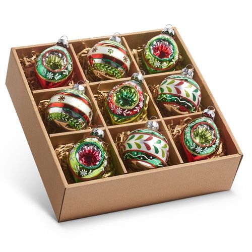 3.5&quot; Box of Vintage Ornaments