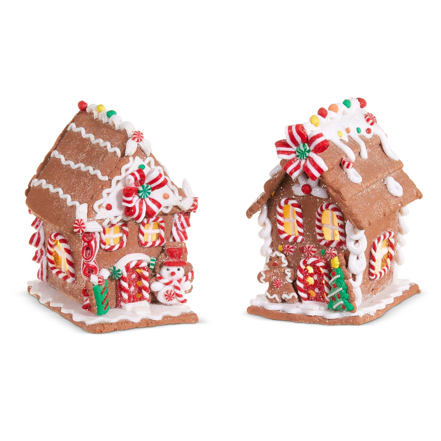 5.5&quot; Lighted Gingerbread House