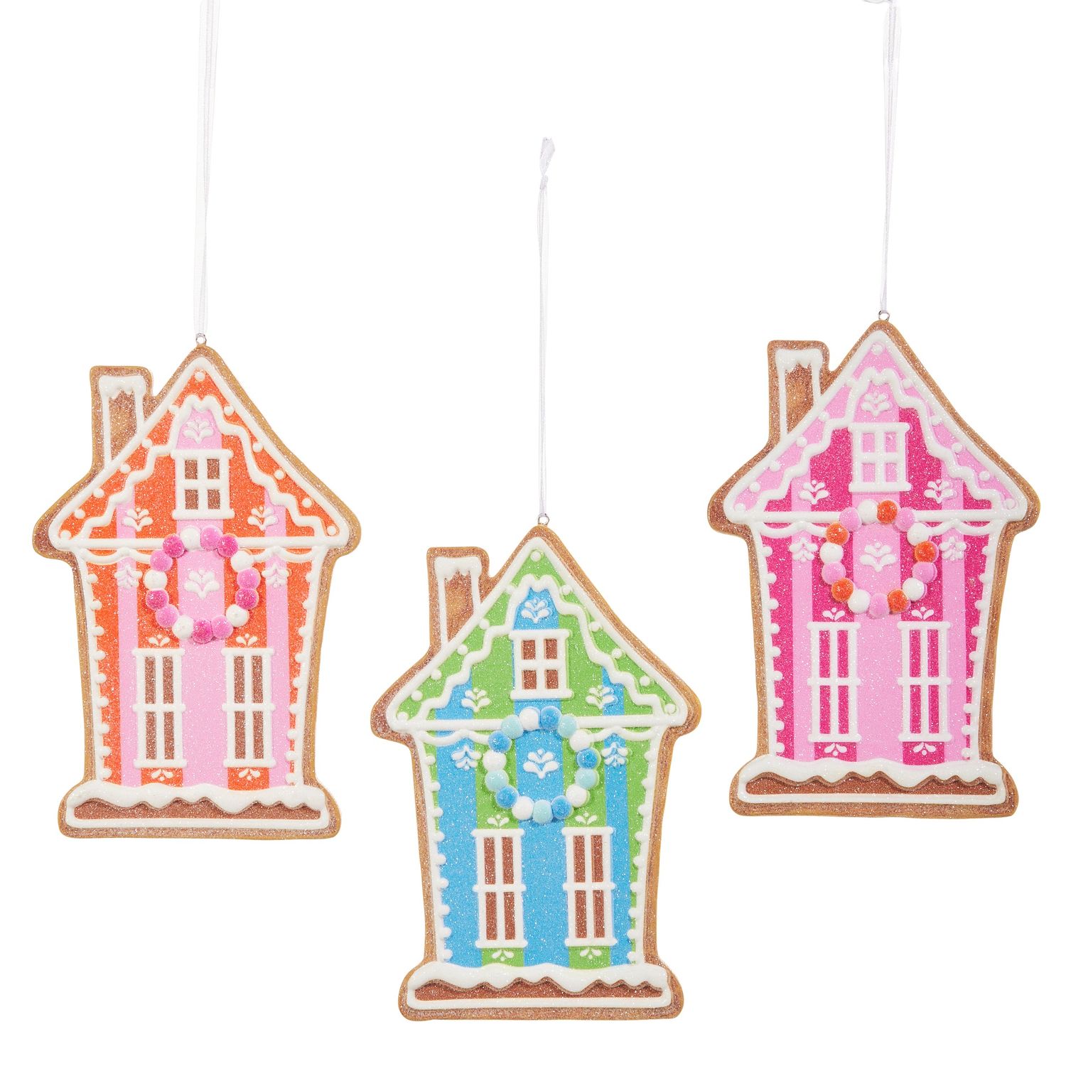 6&quot; Vivid Jolly Gingerbread House Orn