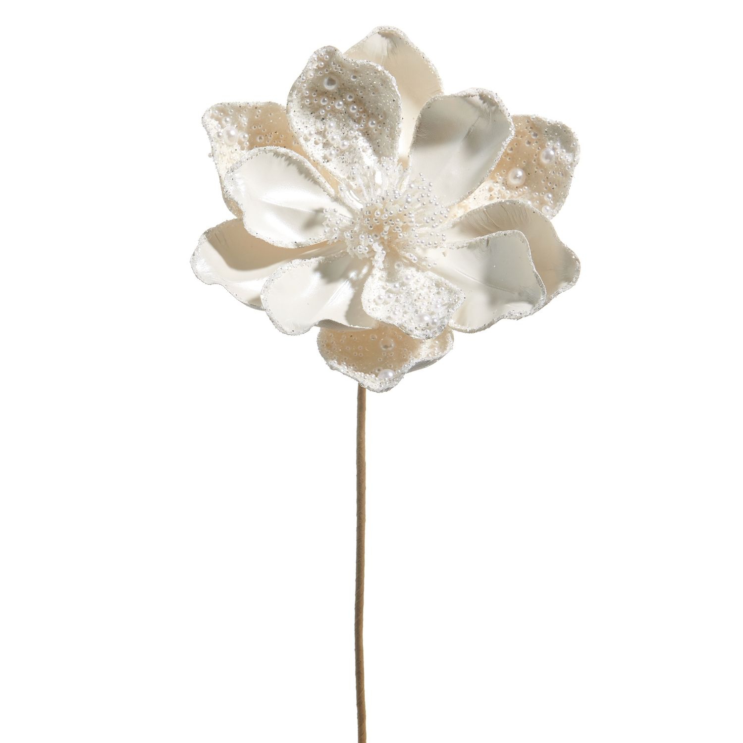 20&quot; White Pearl Magnolia Pick