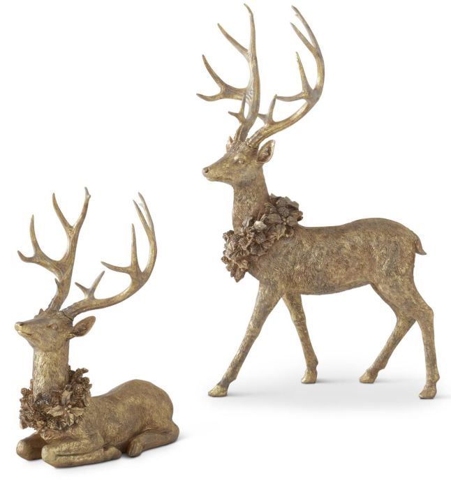 Gold Resin Deer