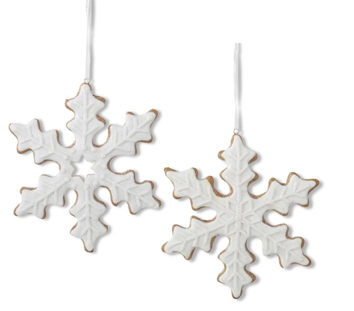 Gingerbread Snowflake Ornament