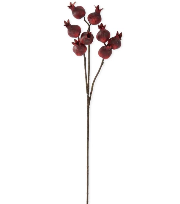 28.75&quot; Burgundy Pomegranate Stem