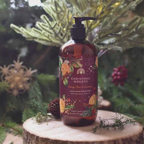 Christmas Wreath Hand and Body Wash