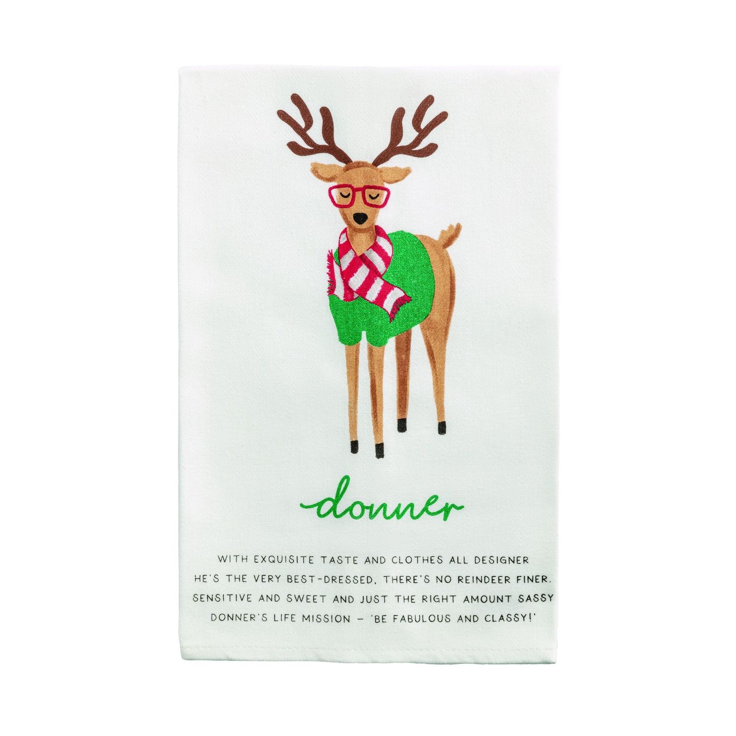 Donner Poem Tea Towel