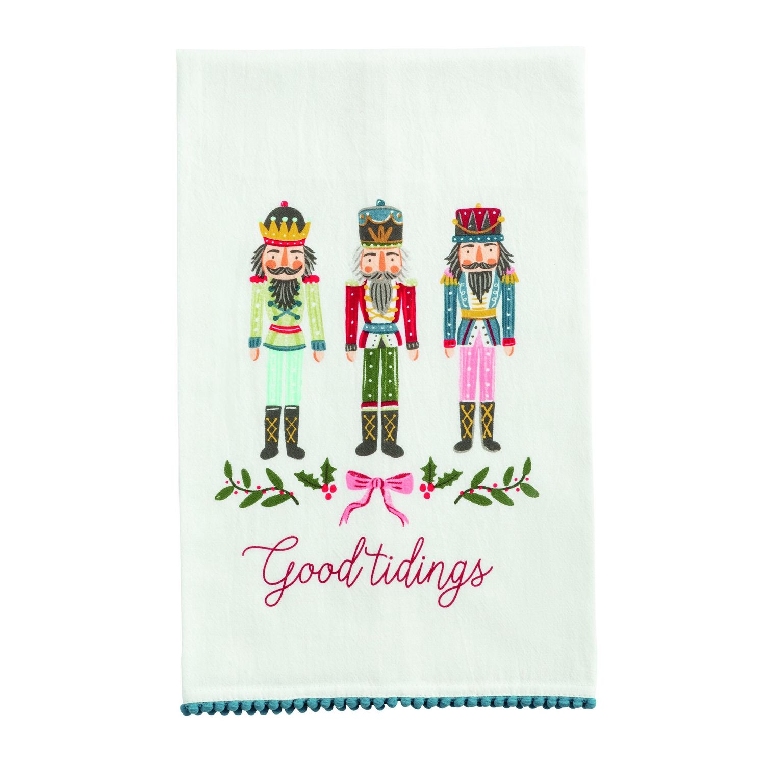 Nutcracker Xmas Printed Tea Towel