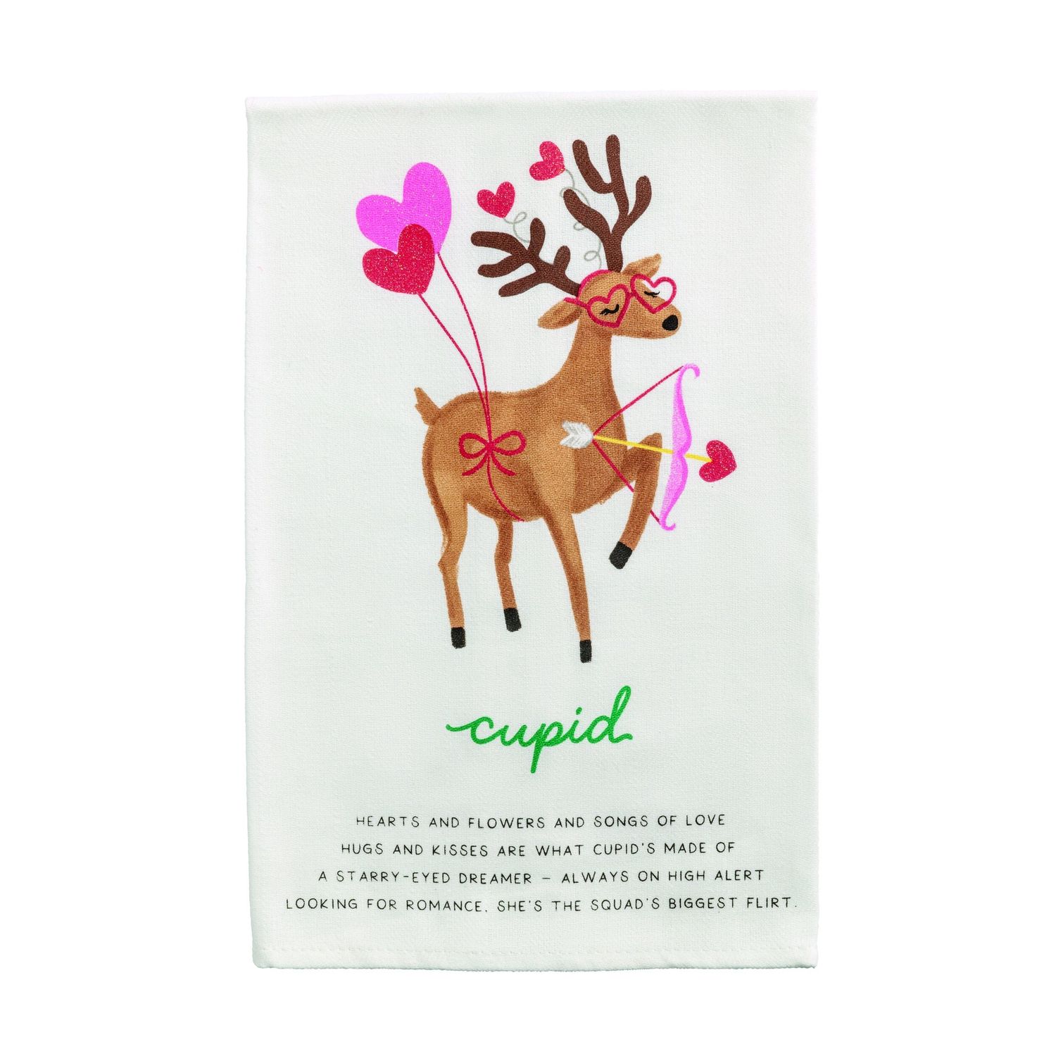 Cupid Poem Tea Towel