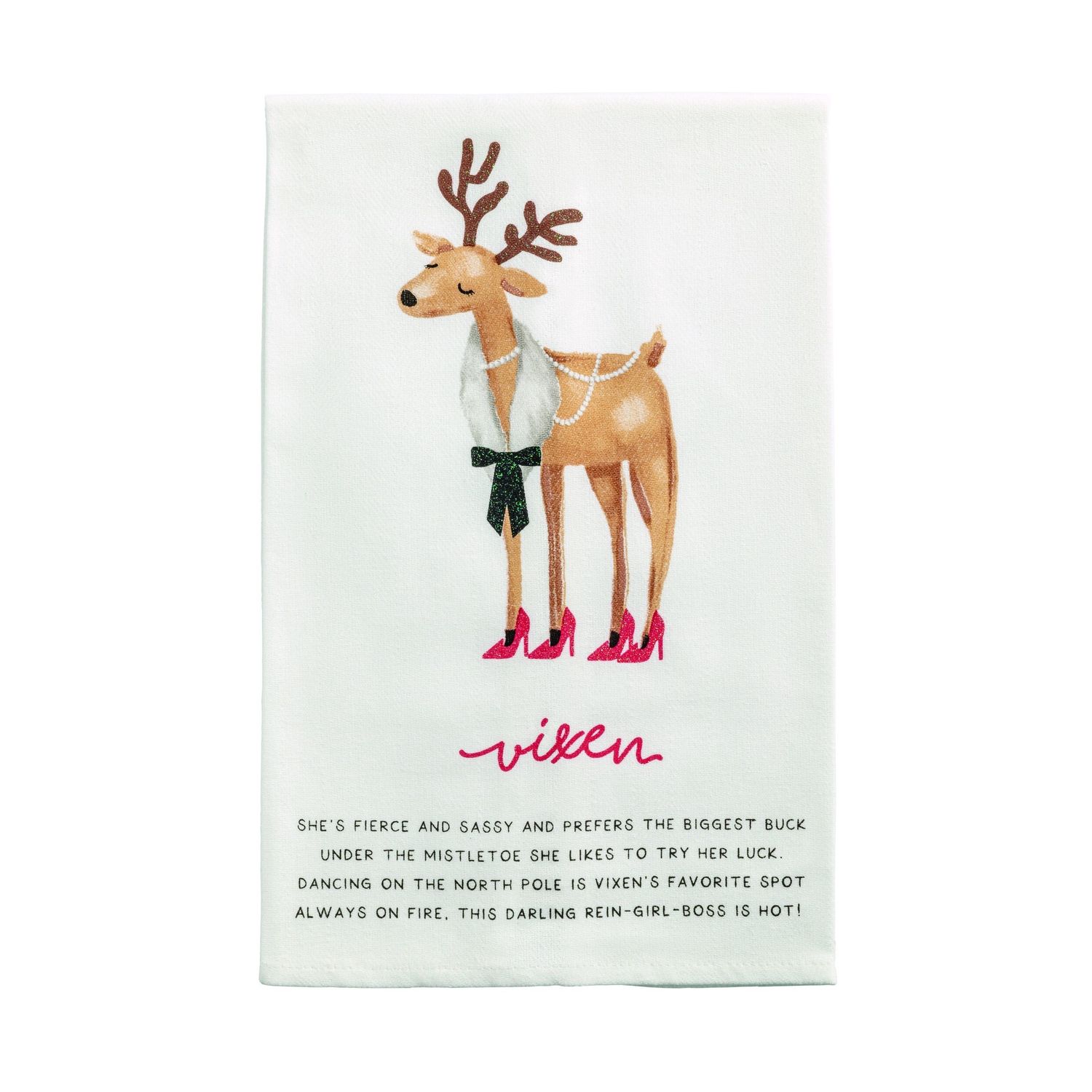 Vixen Poem Tea Towel