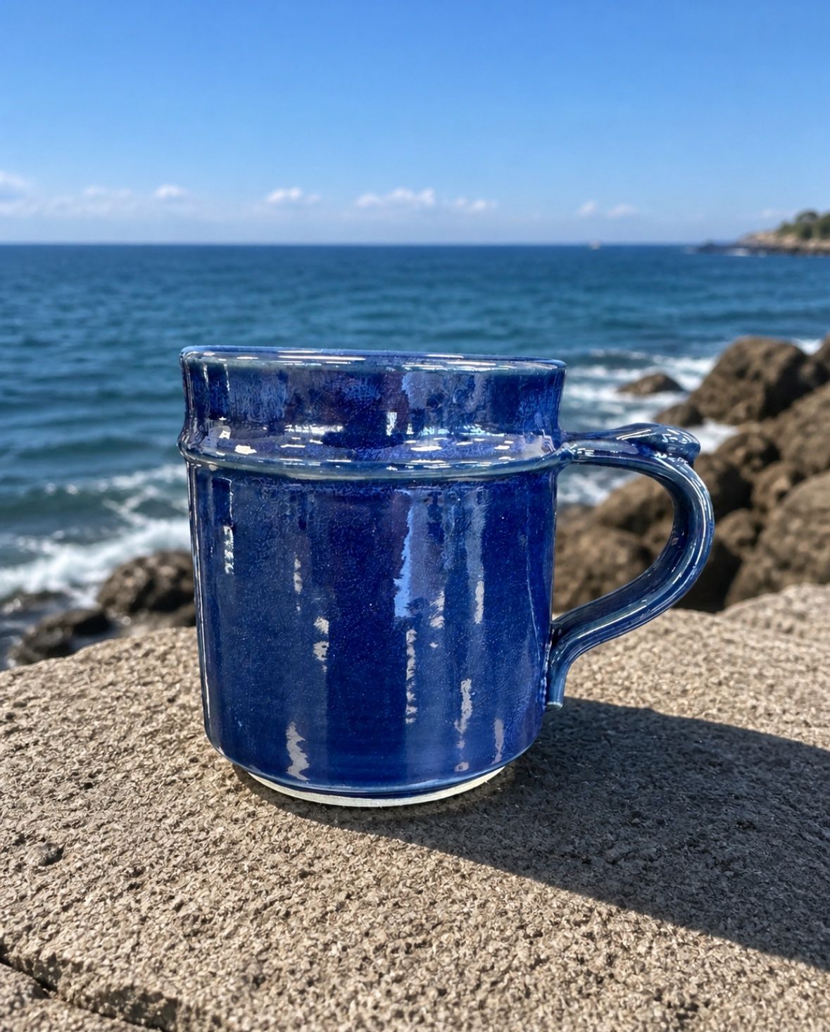 KH Blue Straight Mug