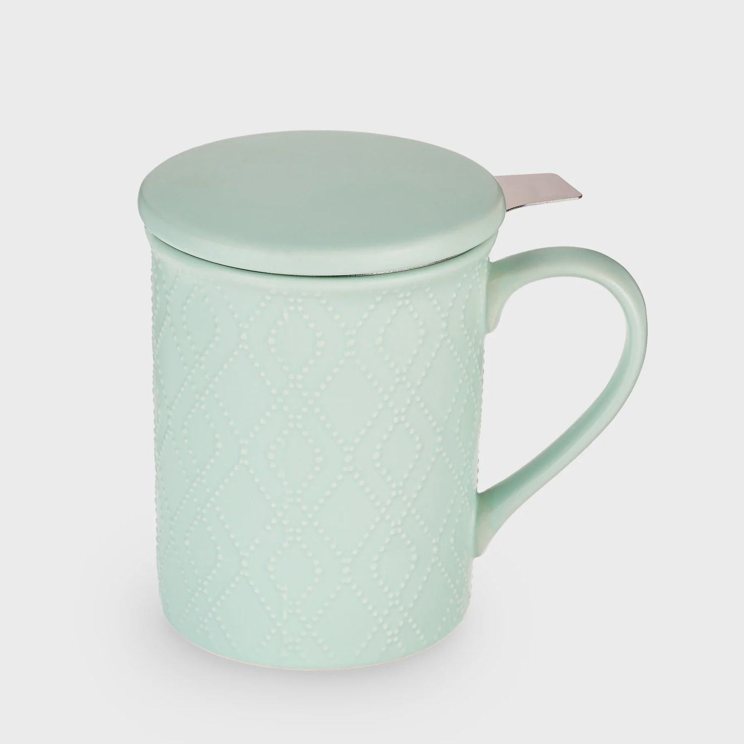 Annette™ Souk Mint Ceramic Tea Mug &amp;  Infuser