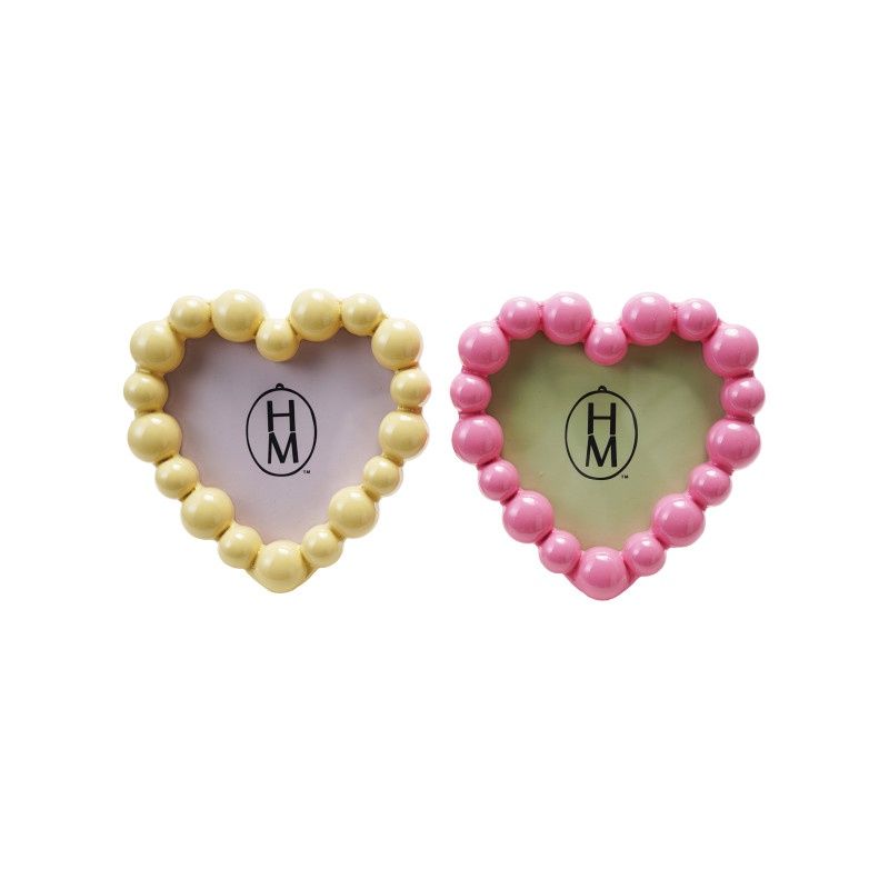 5.75" Heart Shaped Photo Frame w/Balls