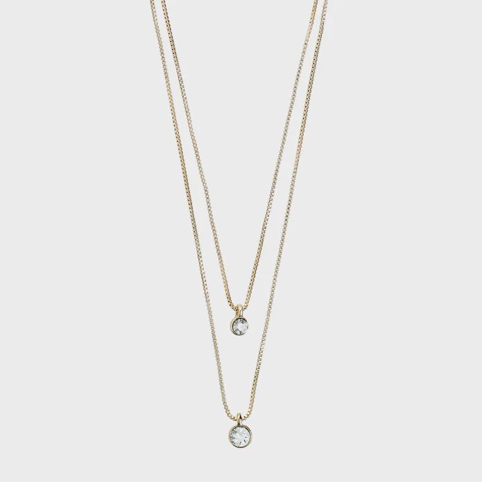 Necklace Lucia Gold Crystal