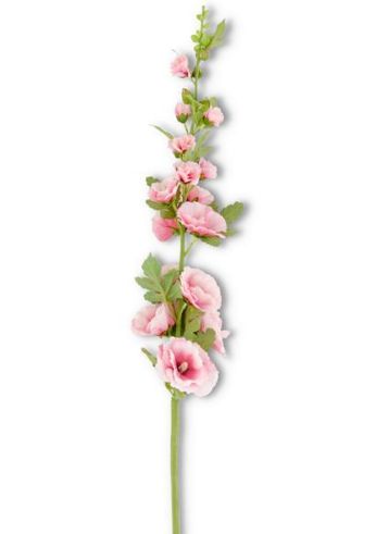 43" Pink Hollyhock Stem