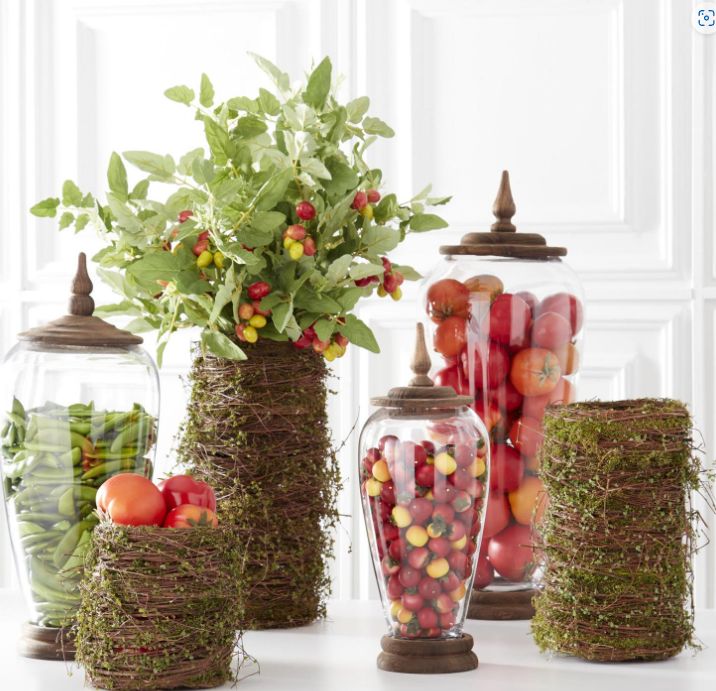 35.5" Tomato Stem w/Blossoms