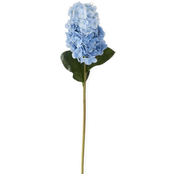 28" Blue Real Touch Cone Hydrangea Stem