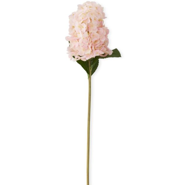 28" Light Peach Real Touch Cone Hydrangea Stem