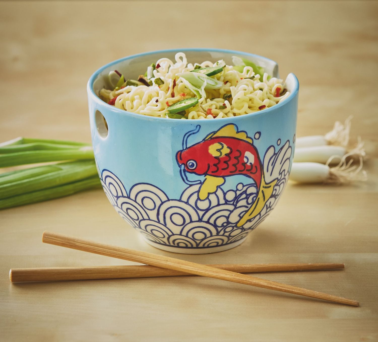 Koi Fish Noodle Bowl Set Of 2
