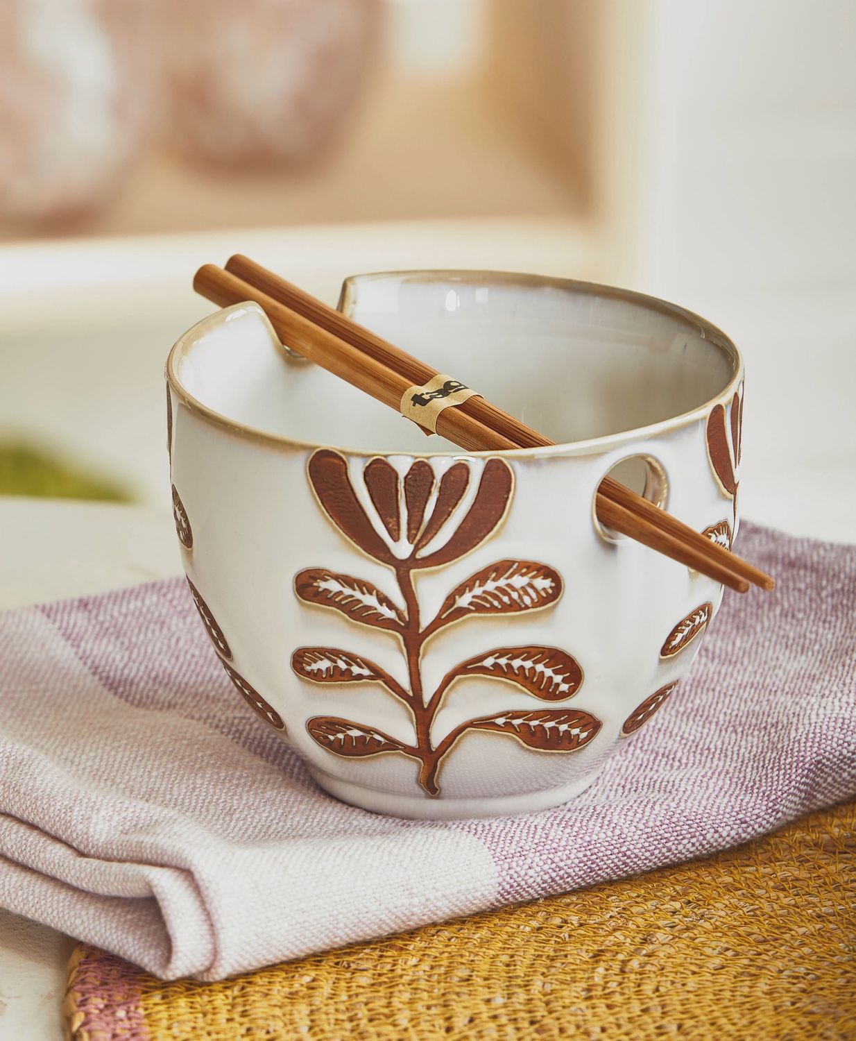 Lavender &amp; Honey Noodle Bowl Set Of 2