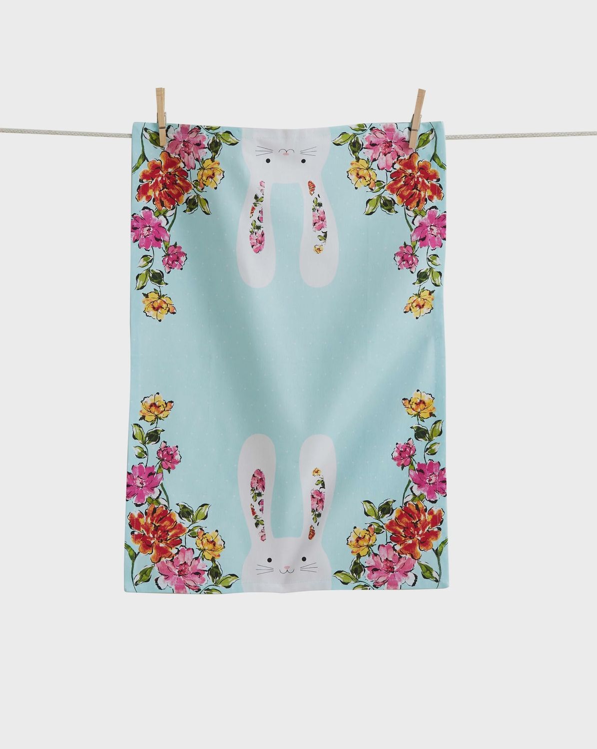 In Bloom Bunny Dishtowel