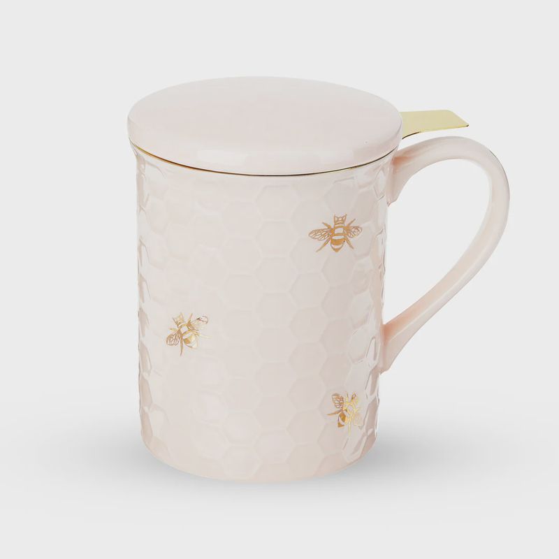 Annette™ Honeycomb Tea Mug &amp; Infuser