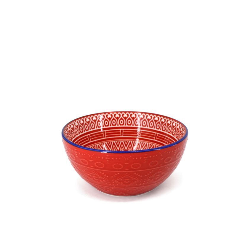 Bohemian Dip Bowl - Red