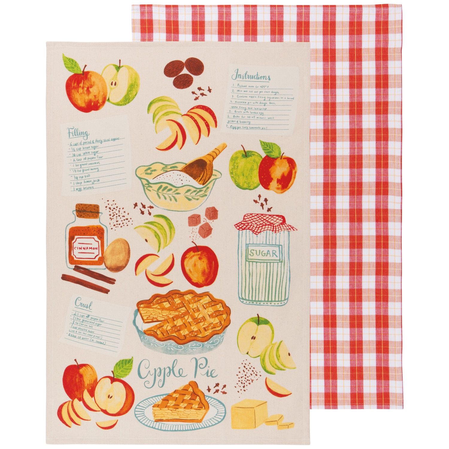 Sweet as Pie Dishtowels Set of 2