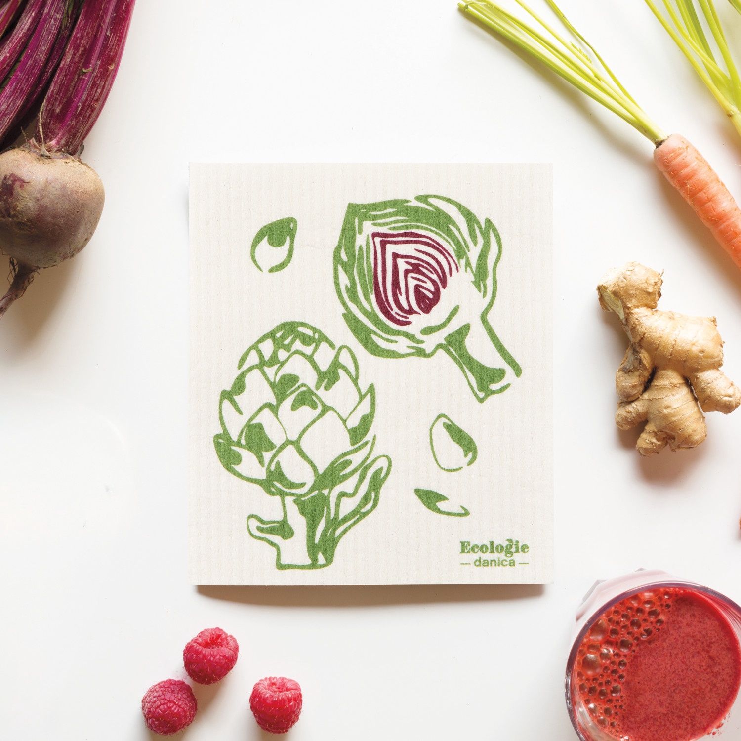 Artichoke Swedish Dishcloth